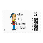 My Big Brother is Best Tshirts and Gifts Stamp