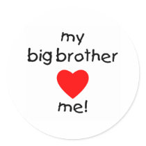 My Big Brother Loves Me stickers