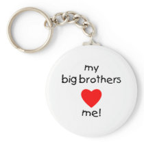 My Big Brothers Love Me Keychain