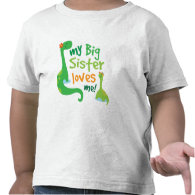 My Big Sister Loves Me Dinosaur T-shirt