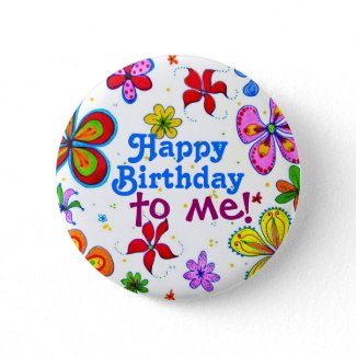My Birthday Pin/Button button