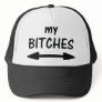 my bitches arrow icon mesh hat