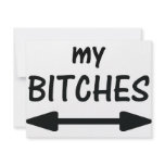 my bitches arrow icon announcement