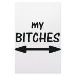 my bitches arrow icon stationery paper