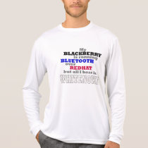 My Blackberry Runs Bluetooth t-shirts