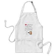 My Blue Heeler Loves Peanut Butter Aprons