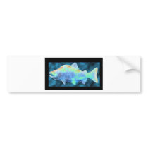 My Blue Salmon Bumper Sticker