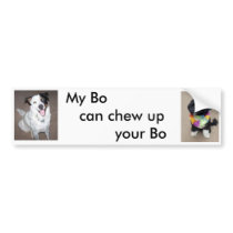 My Bo bumper stickers