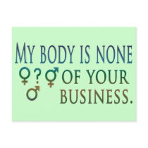 My Body Postcard