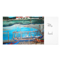 my book - bookmark photo card template