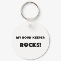 MY Book Keeper ROCKS! keychains