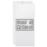 My Boss Beat Cancer (Scoreboard) rack cards