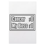 My Boss Beat Cancer (Scoreboard) Stationery Design