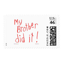 My Bother Did It! Postage Stamps