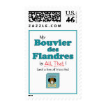 My Bouvier des Flandres is All That! postage