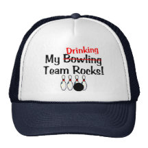 My Bowling (Drinking) Team Rocks Mesh Hat
