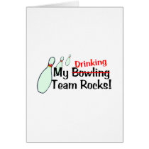 My Bowling Team Rocks 2 Cards