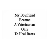My Boyfriend Became A Veterinarian Only To Heal Be Poster