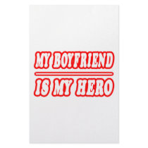 My Boyfriend Is My Hero Custom Stationery