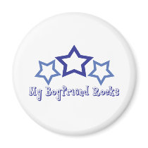 My Boyfriend Rocks magnets