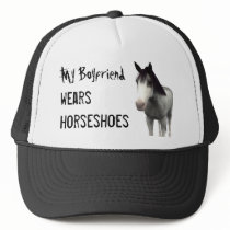 My Boyfriend Wears Horseshoes - Blue Roan hats