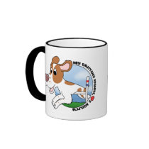 My Brittany Spaniel Loves Agility Mug by MenagerieMayhem My Brittany Spaniel Loves Agility Mug