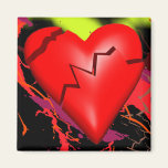 My Broken Heart Refrigerator Magnet