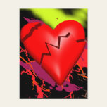 My Broken Heart Post Card