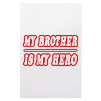 My Brother Is My Hero stationery