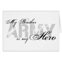 My Brother My Hero - ARMY Greeting Card