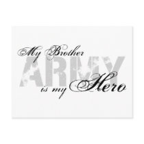 My Brother My Hero - ARMY Post Card