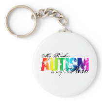 My Brother My Hero - Autism Keychain