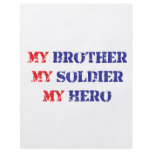 My brother, my soldier, my hero flyer design