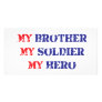 My brother, my soldier, my hero customized photo card