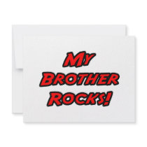 My Brother Rocks invitations