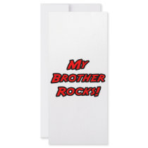 My Brother Rocks rack cards