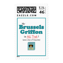 My Brussels Griffon is All That! Stamps