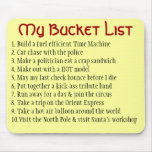 My Bucket List Mouse Pads