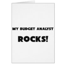 MY Budget Analyst ROCKS! Card