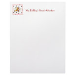 My Bulldog's Great Adventure Personalized Letterhead
