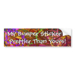 My Bumper Sticker is Prettier