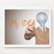 My Business Idea | Entrepreneurs, Boss, Startups Mouse Pad