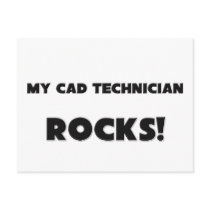 MY Cad Technician ROCKS! postcards