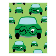 My Car Is Smart Postcards