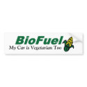 My Car is Vegetarian Too bumper stickers