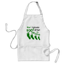 My (Carbon) Foot (Print) Is Shrinking aprons