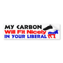 My Carbon Footprint Bumper Sticker