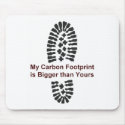 My Carbon Footprint mousepads