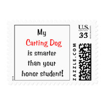 My Carting Dog is Smarter... Stamp
