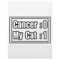 My Cat Beat Cancer (Scoreboard) Letterhead Design